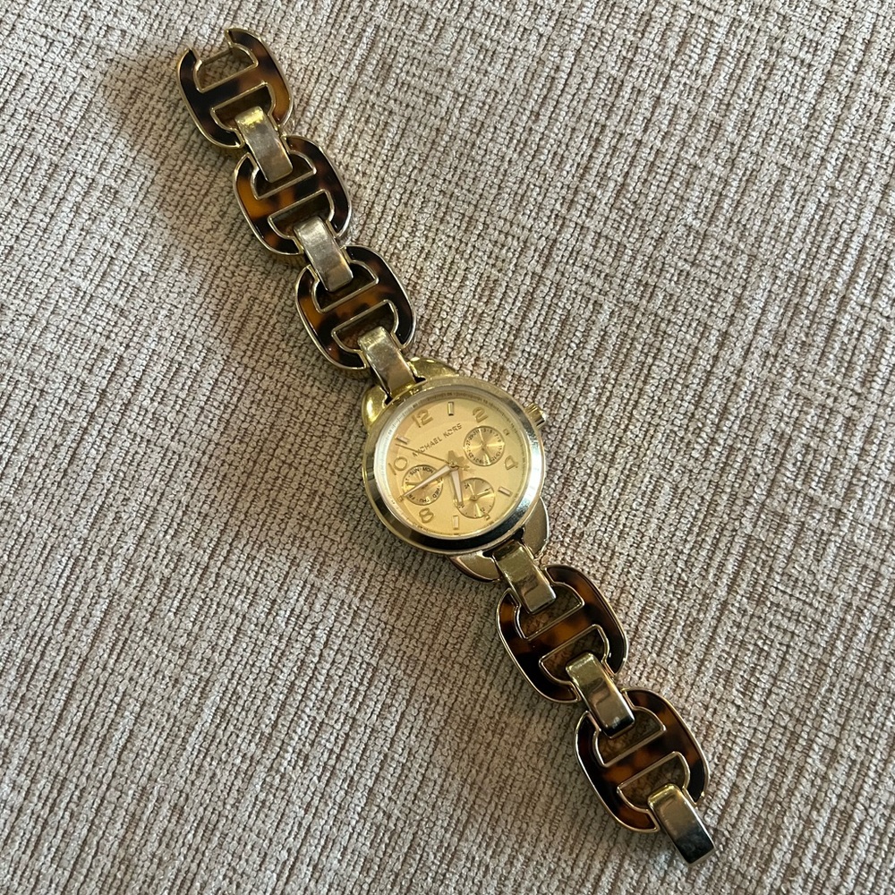 Michael Kors Gold Chronograph Watch
